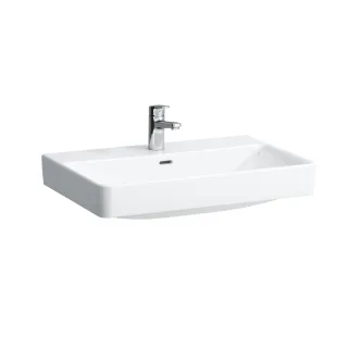 LAUFEN Waschtisch LAUFEN Pro S, 700x465, 1 Hahnloch mittig, ohne Überlauf, weiß mit LCC, 81096740015 H8109674001561