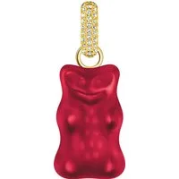 THOMAS SABO Kettenanhänger THOMAS SABO x HARIBO Schmuck: Großer Anhänger Goldbär, mit Kristallglas, Zirkonia (synth)