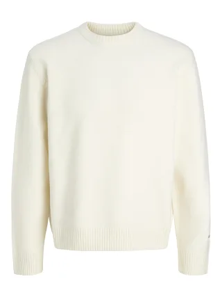JACK&JONES - JORNORREBRO KNIT CREW NECK SN JNR Sea Salt - Gr. - 152