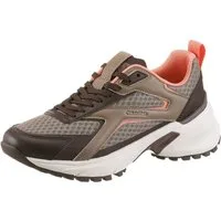 Calvin Klein HIKE RUN CKSTRIPE MESH Plateausneaker Schnürschuh, Halbschuh, Freizeitsneaker mit Logo-Schriftzug