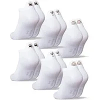 OCCULTO Sneakersocken Damen & Herren Motiv Sneaker Socken 6er Pack (Modell: Luca) (6-Paar)