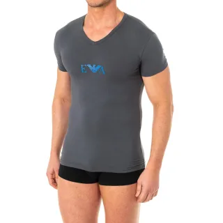 Herren-T-Shirt mit kurzen Ärmeln und V-Ausschnitt 110810-8P715