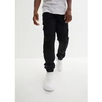 bonprix Cargohose aus Baumwolle mit Elasthan, bequeme Passform, mit großen Taschen