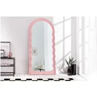 riess-ambiente Wandspiegel WAVE 160cm rosa (Einzelartikel, 1-St), Flur · Kunststoff · Rahmen · Rundbogen · Ganzkörper · Groß · Modern