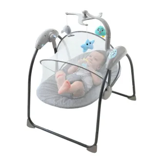 Multi-Functional Electric Baby Bed Sleep Assistant Crib Infant Cradle with Remote Control Rocking Rate & Bluetooth Music