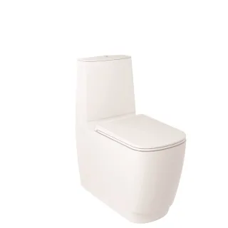 KLUDI-RESA S Spiralflush-UNI-Trap WC versteckte Befestigung mattweiß 27WCB0153