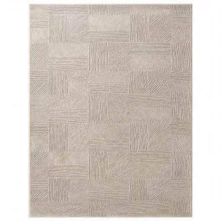 Paco Home Kurzflorteppich, Beige, Textil, Rechteckig, 200x280 cm, strapazierfähig, für Fußbodenheizung geeignet, Teppiche & Böden, Teppiche