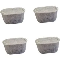 Unimat Aktivkohlefilter Unimat Aktivkohlefilter 4er Set, geeignet für Kaffeemaschinen von Beem, Domo, AEG