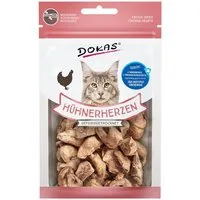 Dokas Hühnerherzen gefriergetrocknet 15 g, für: Katze