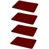 HAC24 Platzset Filz Platzmatte Tischsets Untersetzer Tischmatten Filzuntersetzer, (Set, 4-St), 44 x 30 cm, Rechteckig