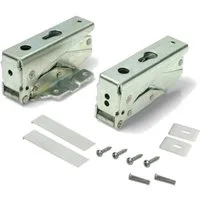Trade-Shop Montagezubehör Scharnier-Set passend für Hettich 3362 5.0, 3363 5.0, 3905 5.0, Geeignet für oben und unten am Kühlschrank / Gefrierschrank