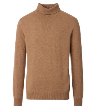 CASAMODA - Rollkragenpullover braun - Gr. - L