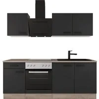 Flex-Well Küche Capri, mit und ohne E-Geräten erhältlich, Gesamtbreite 210 cm