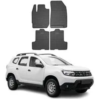 OMAC Auto-Fußmatten für Dacia Duster 2017-2024 Gummimatten Schwarz 4 tlg (4 St), für Dacia Duster 2017-2024 Dacia Duster 2017-2024, Antirutsch,Wasserfest,Einfache Installation