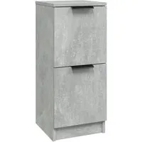 vidaXL Sideboard Sideboard Betongrau 30x30x70 cm Holzwerkstoff (1 St)