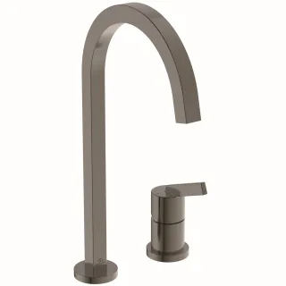 Ideal Standard 2-Loch-Küchenarmatur Gusto Ausladung 204mm eckiger Auslauf MagneticGrey, BD423A5 BD423A5