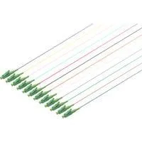 Durchgefärbte LC Simplex OS2 Pigtails, Kabel mehrfarbig, 12 Stück