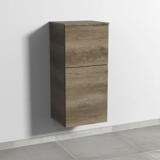 Sanipa 3way Mittelschrank mit 1 Tür und 1 Auszug, Eiche-Nebraska, SM12937 SM12937
