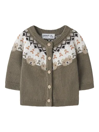 NAME IT - NBMOSMANE LS KNIT CARD - Gr. - 74