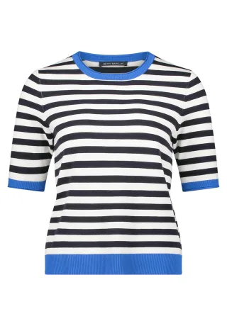 Betty Barclay - Basic-Pullover Patch Dark Blue/Blue - Gr. - 44
