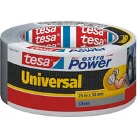 tesa Klebeband (1-St) Gewebeband ideal zum Reparieren, Abdichten & Befestigen - grau