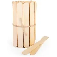 wisefood Einwegbesteck-Set 200-tlg., Holz Spatel - 15 cm (200-tlg), Holz