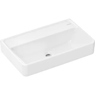 hansgrohe Xanuia Q Waschtisch 60216450 600x370mm, ohne Hahnloch/Überlauf, weiß