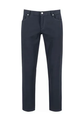 alberto jeans - Hose - Pipe - Soft Tencel blau