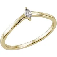 Firetti Fingerring Schmuck Geschenk Silber 925 Silberring Ring Navette gefasst glitzernd, mit Zirkonia (synth)