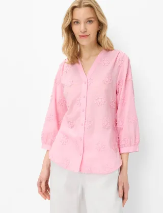 Brax Damen Bluse Style VELIA candy pink, Rosa, Gr. 36