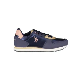 Lässige Sneaker in Marineblau und Gold