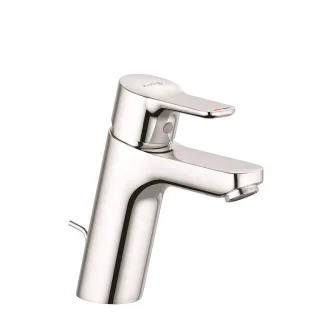 KLUDI PURE & EASY Waschtisch-Einhandmischer 100 mit Ablaufgarnitur chrom 371900565