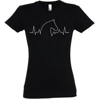 Youth Designz T-Shirt Pferd Heartbeat Damen Shirt mit trendigem Frontprint