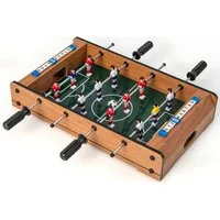 COSTWAY Kickertisch Tischfußball, aus Holz, mit Griff