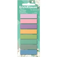 Erich Krause Haftnotizblock, Seitenmarker 12mm Bloom Plastik beschriftbar 160er Set Bunt Pastell