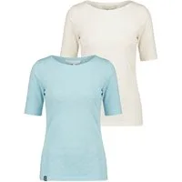Alife & Kickin Rundhalsshirt leichtes Sommer-Top aus Bio-Baumwolle mit Halbarm