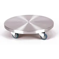 Szagato Pflanzenroller Möbelroller ALU Edelstahl 30 cm 40 cm 50 cm (Alle Ausführungen)