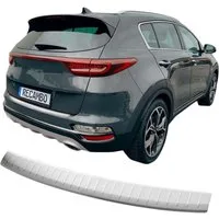 RECAMBO Ladekantenschutz für Kia Sportage, QL, ab BJ 07/2018> Stoßstangenschutz, V2A rostfrei, Exklusive Optik, praktischer Schutz & perfekte Passform