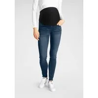Neun Monate Umstandsjeans Stretch-Jeans für Schwangerschaft und Stillzeit Umstandsjeans mit hoher Leibhöhe, ohne Gürtelschlaufen, Waschung