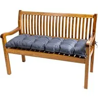 TexDeko Bankauflage TexDeko Garden - Gartenbank-Auflage, wasserabweisend, gesteppt, (1 St), UV-Beständig, Breite: 40 & 50cm