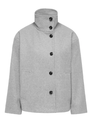 JDY - JDYVIVIA SHORT JACKET OTW SGO Grau - Gr. - M