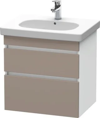 Duravit DuraStyle Waschtischunterbau wandhängend Basalt & Weiß Matt 600x453x610 mm - DS648304318 DS648304318