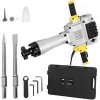 MSW Abbruchhammer Meißelhammer Stemmhammer Schlaghammer 2100 W SDS HEX 1.600 Schläge/min, 2100 in W