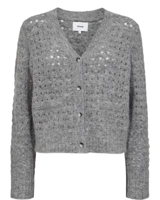 Nümph - Strickjacke - Nuriette grau - Gr. - XS