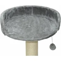 nanook Ersatz-Kratzbaumstamm Sitzplatz Liegemulde Topseat für Niklas Ø 46 cm hellgrau
