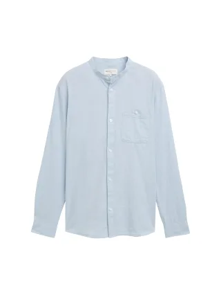 Denim Tom Tailor - Fitted Hemd mit Brusttasche light metal blue - Gr. - L
