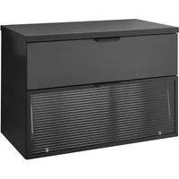 BASIC by Balculina Waschbeckenunterschrank Diosa B/H/T 80x55x46 cm (1-St) Breite 80cm, Softclose, Alurahmen