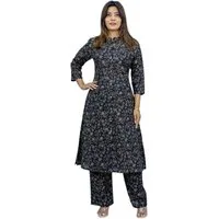 PfauGermany A-Linien-Kleid A-line Long TOP with Palazzo Trauser .2 PCS
