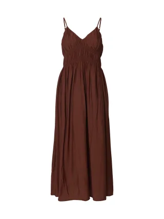 selected women - SLFJACKIE REGULAR STRAP ANKLE DRESS B Cherry Mahogany - Gr. - 40