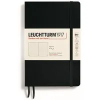 Leuchtturm1917 Notizbuch Paperback B6+ Softcover Schwarz Dotted